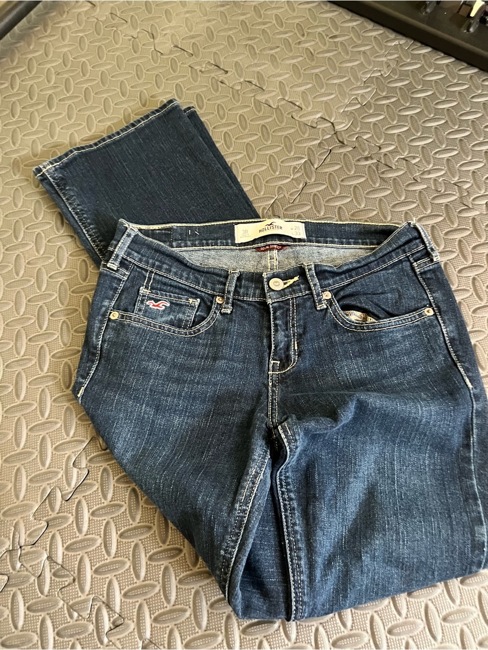 Hollister Low Rise Dark Wash Bootcut Jeans | Y2K Denim | 3R #Y2k #bootcut